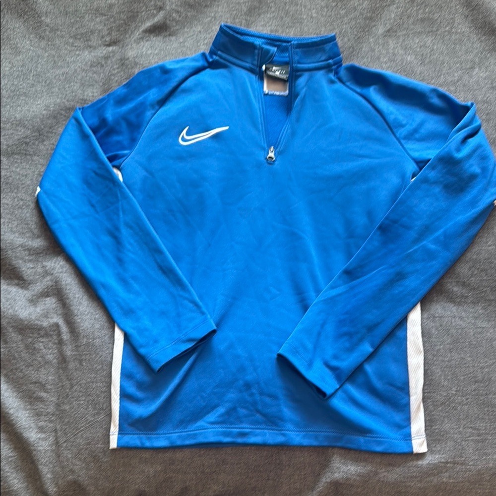 Nike Blue Quarter-Zip Pullover